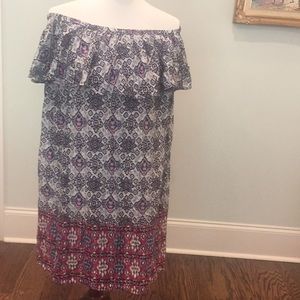 Beachlunchlonge off shoulder dress size M